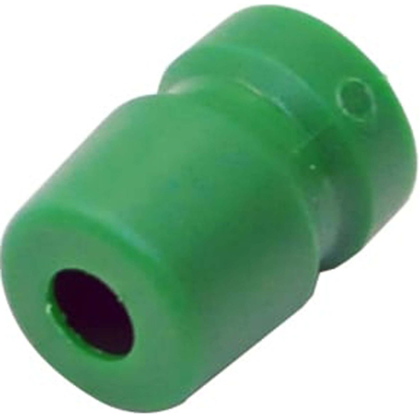 Amphenol green grommet designed for AC, T, and M series connectors, showcasing its durable and versatile design for cable access.