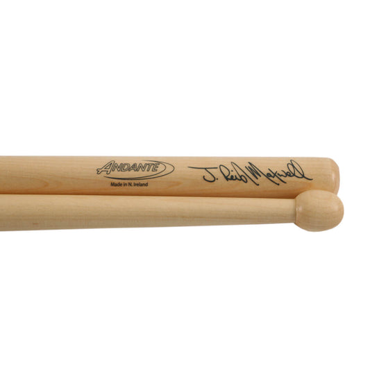 Image of Andante J. Reid Maxwell Signature Drum Sticks showcasing their design and features.