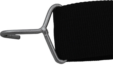 Andante Bass Drum Harness in black color, displayed on a neutral background.