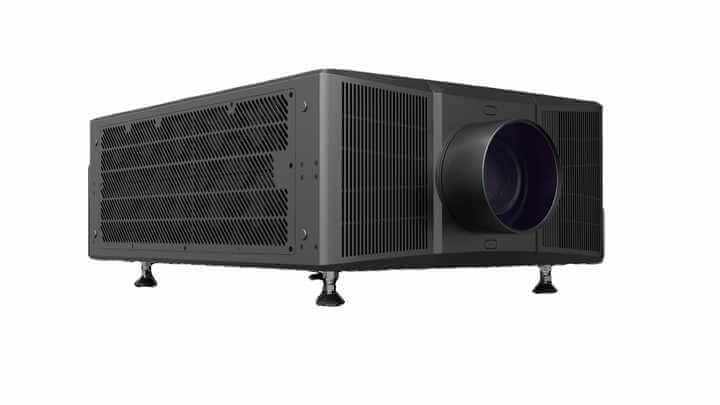 Appotronics AL-TU22KA DLP projector showcasing its design and features, with a brightness of 22000 lumens and a resolution of 1920x1200.