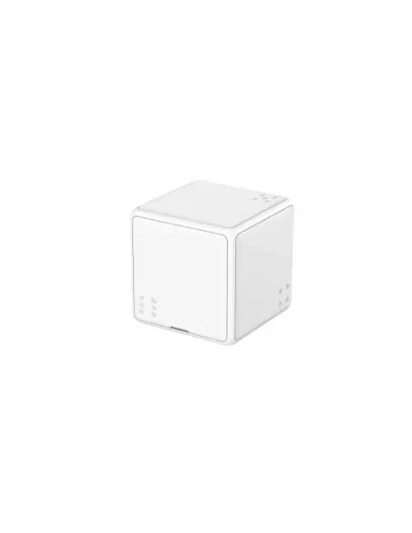 Aqara T1 PRO Controller in a cube shape, designed for smart home automation.