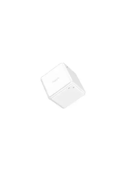 Aqara T1 PRO Controller in a cube design, showcasing its modern technology and functionality.