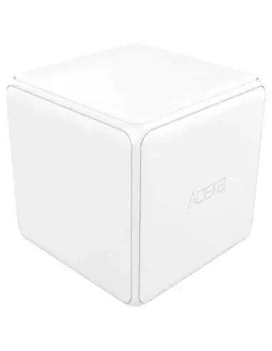 Image of the Aqara Controller Cube, a smart home device designed for controlling various functions.