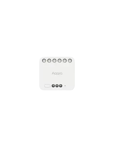 Aqara Dual Relay Module T2, a smart home controller designed for home automation and control.