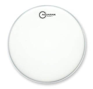 Aquarian Classic Clear Drumheads 3-Pack, versatile single ply drumheads designed for tom and snare drums.