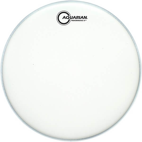 Aquarian 16 inch Performance II Texture Coated Bass Drumhead showcasing premium quality sound.