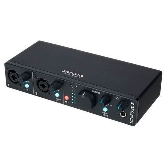 Arturia MiniFuse 2 Black - 2-Channel USB Audio Interface with USB-C Connection