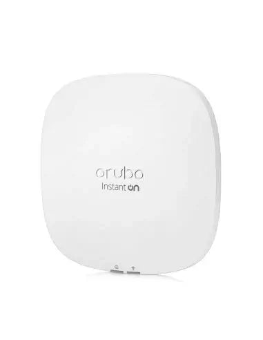 HPE Instant On WiFi 6 Indoor Access Point - AP25, a compact device designed for high-performance wireless networking.