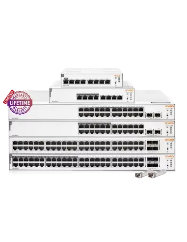 HPE Instant On 1830 24-Port Gb Switch - Non-PoE, a network switch designed for efficient connectivity.