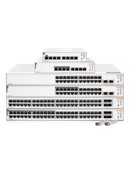 HPE Instant On 1830 24-Port Gb Switch - Non-PoE, a network switch designed for small to medium-sized businesses.