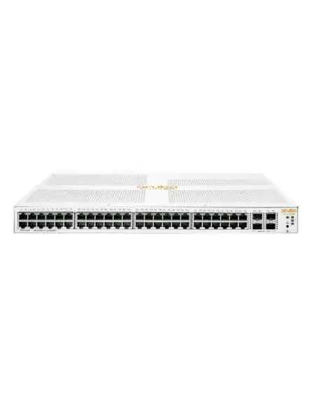 HPE promotional image for the 1930 48G Switch with a free Acconet CAT5-100 cable.