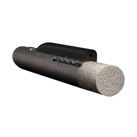 Aston Starlight Laser-Targeting Pencil Microphone with Voice Switching, showcasing its sleek design and advanced features.