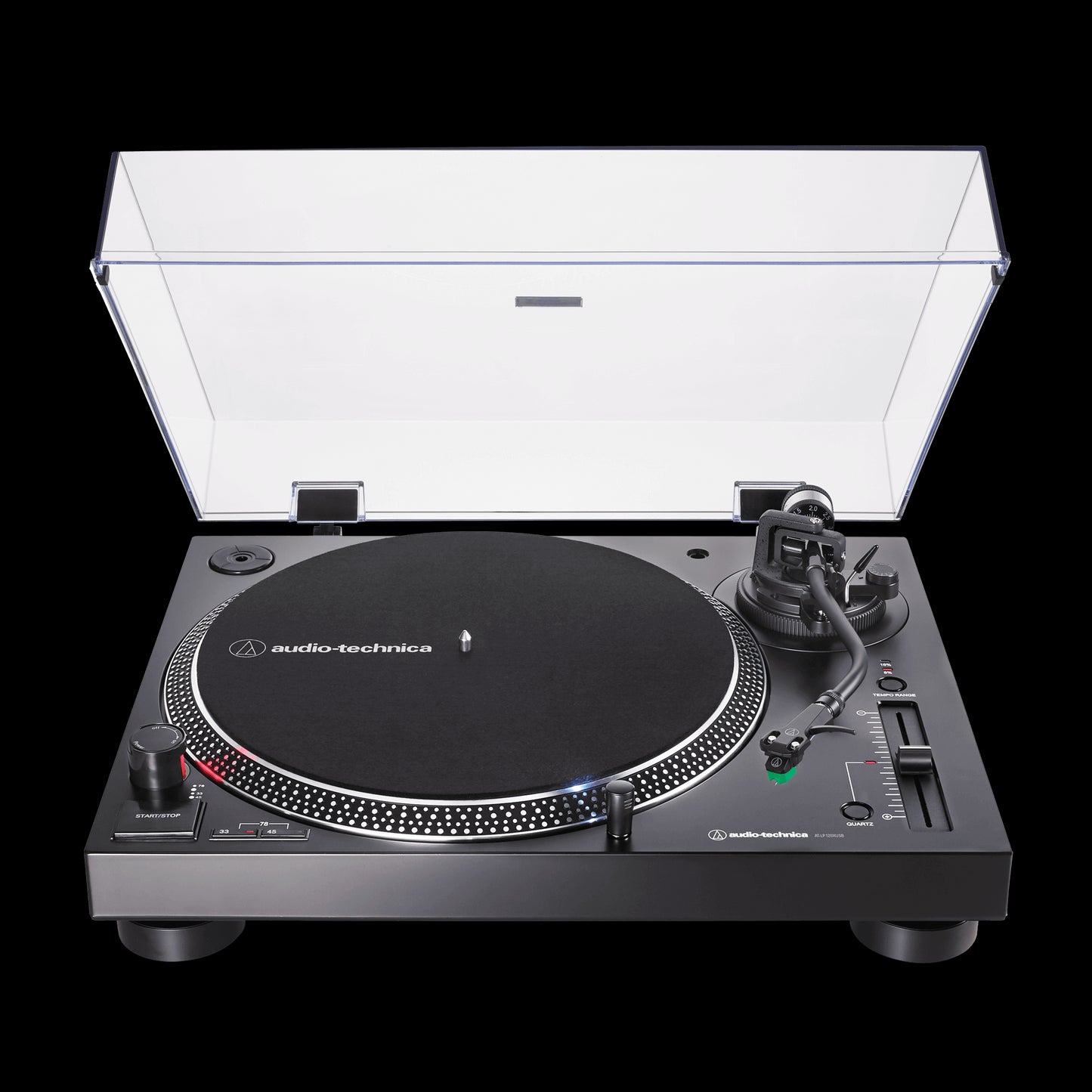 Audio-Technica AT-LP120XUSBSV Professional Direct-Drive Turntable with USB Output in Silver color.