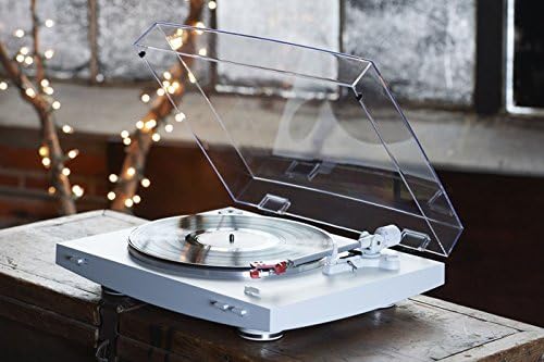 Audio-Technica AT-LP3WH Advanced Fully Automatic Belt-Drive Stereo Turntable in White color.