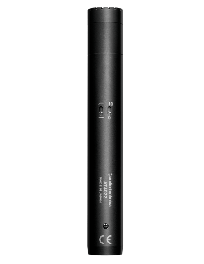 Audio-Technica AT4022 Omnidirectional Condenser Microphone for studio and live applications from the back
