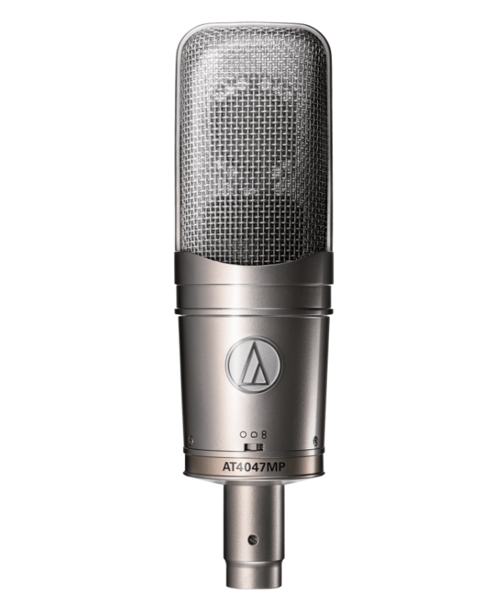 Audio-Technica AT4047MP Multi-pattern Condenser Microphone for professional recording from the front