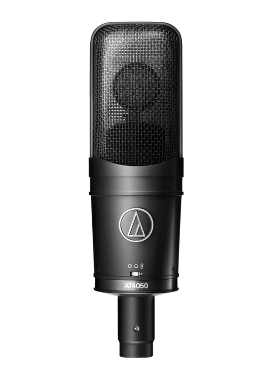 Audio-Technica AT4050 Multi-pattern Condenser Microphone for professional studio and live use from the front
