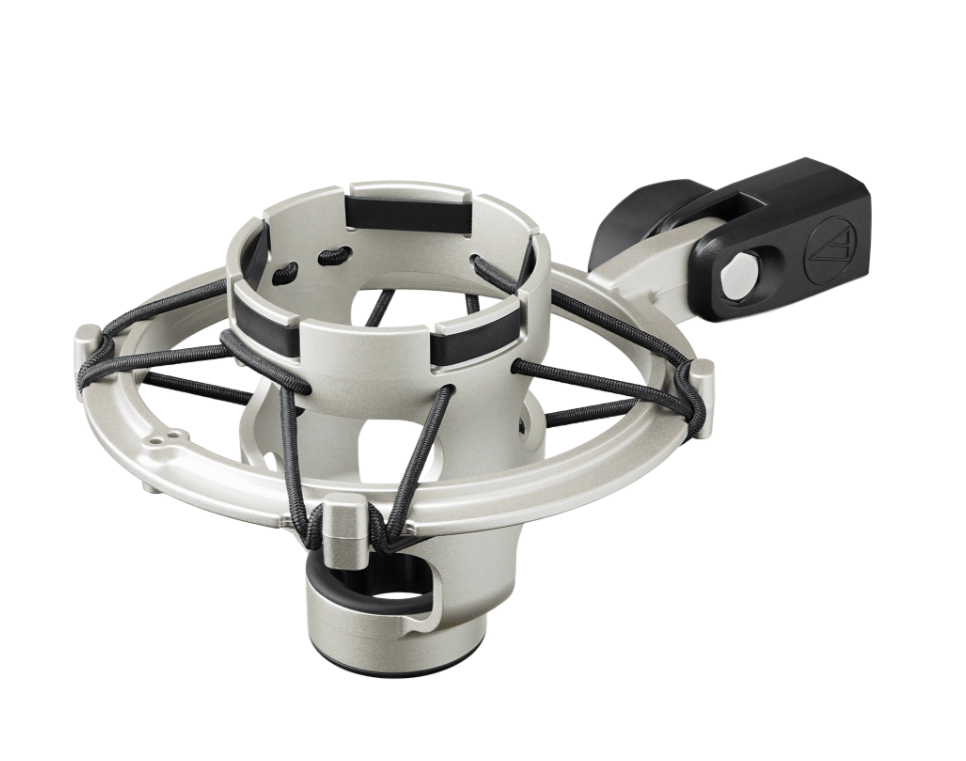 Shock mount for Audio-Technica AT4080 Phantom-powered Bidirectional Ribbon Microphone for professional studio and live use