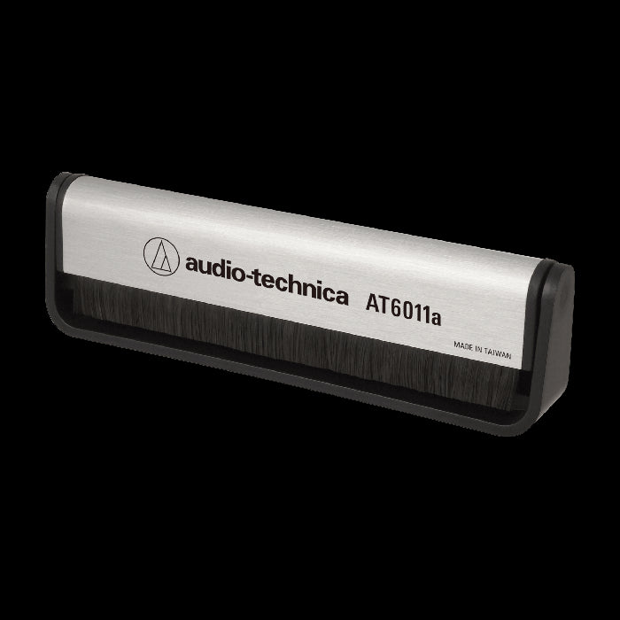 Audio-Technica AT6011A Anti-Static Record Brush designed for cleaning vinyl records.