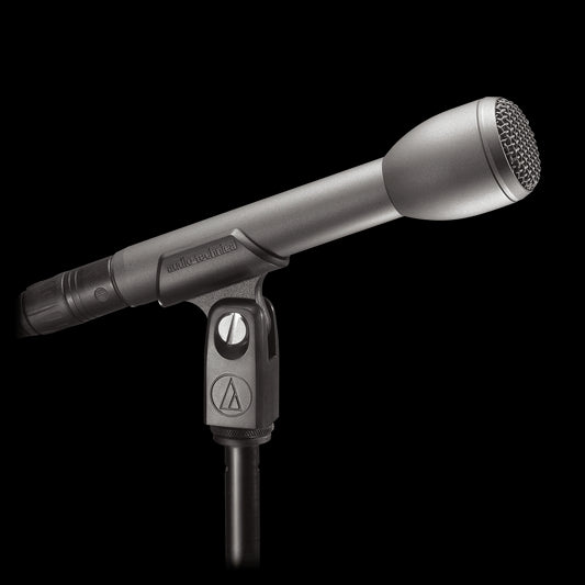 Audio-Technica AT8004 Omnidirectional Dynamic Microphone displayed against a neutral background.