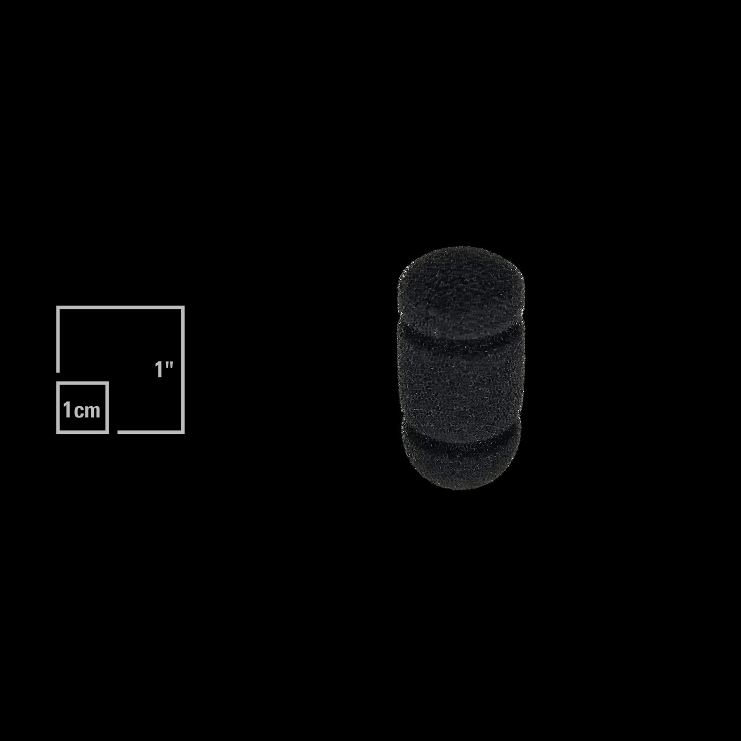 Audio-Technica AT8118 Foam Windscreen designed for ATM350 Microphone, shown in a clear view.
