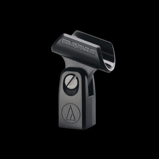 Audio-Technica AT8405 Snap-In Microphone Clip displayed against a white background.