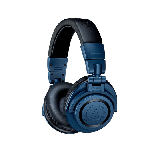 Audio-Technica ATH-M50XBT2DS Professional Studio Monitor Headphones in Deep Sea Limited Edition with Bluetooth connectivity.