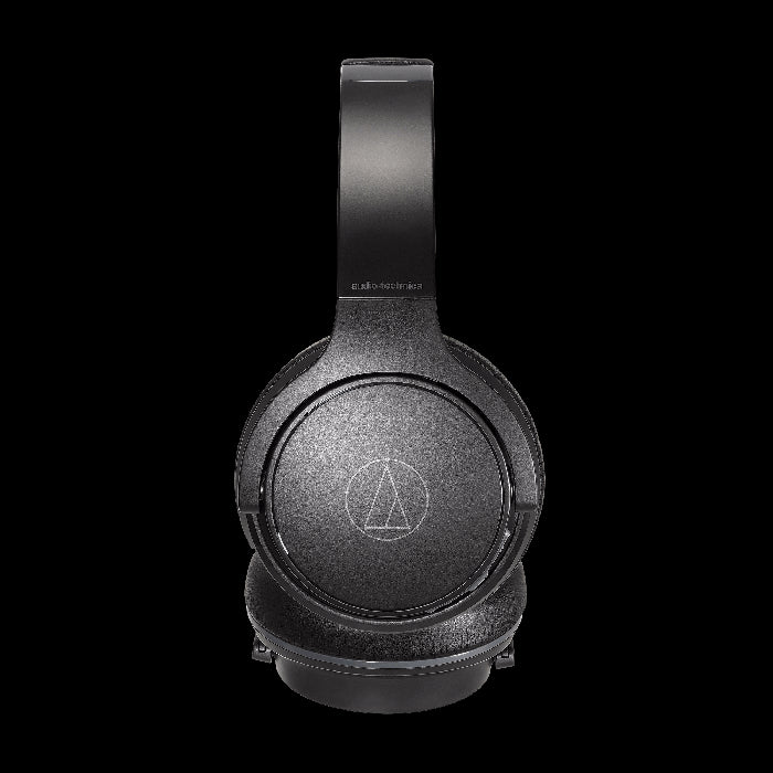 Audio-Technica ATH-S220BT-BK Lightweight Wireless Headphones in black color with a long battery life of 60 hours.