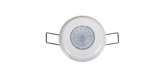 Atlona networked occupancy sensor with ambient light and temperature sensing features, designed for areas up to 900 square feet.