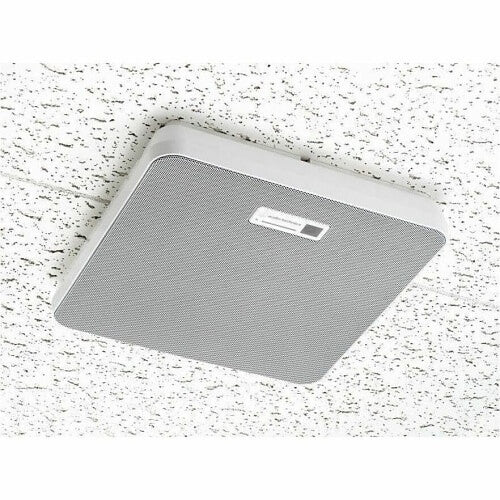 Audio-Technica ATND1061LK Beamforming Ceiling Array Microphone with AT-LINK displayed on a white background.