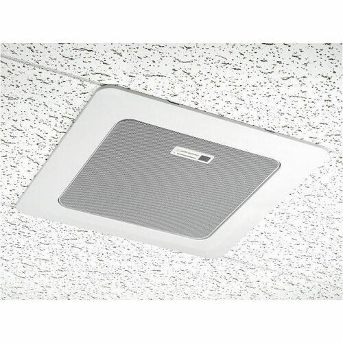 Audio-Technica ATND1061LK Beamforming Ceiling Array Microphone with AT-LINK displayed on a white background.