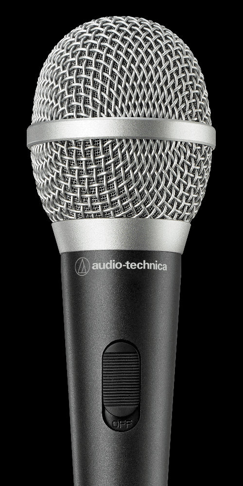 Audio-Technica ATR1500X unidirectional dynamic vocal and instrument microphone suitable for live performance and studio use.