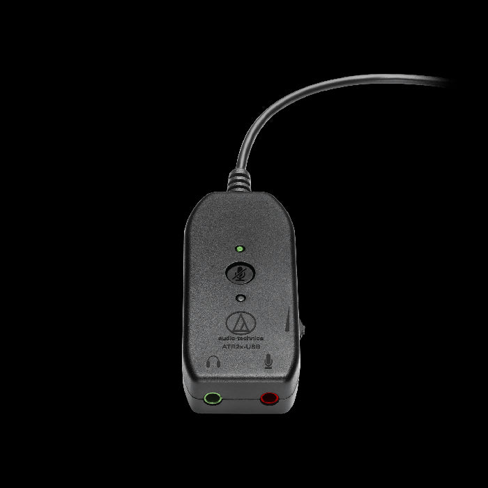 Audio-Technica ATR2x-USB 3.5mm to USB Digital Audio Adapter for Microphones and Headphones