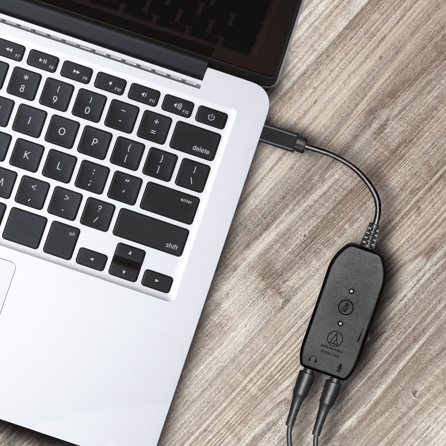 Audio-Technica ATR2x-USB 3.5mm to USB Digital Audio Adapter for Microphones and Headphones