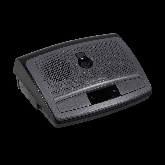 Audio-Technica ATUC-IRDU Wireless Discussion Unit showcasing a sleek design for effective communication.