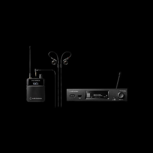 Audio-Technica ATW-3255 3000 Series Wireless In-Ear Monitor System with ATH-E40 Headphones in DF2 Frequency Band