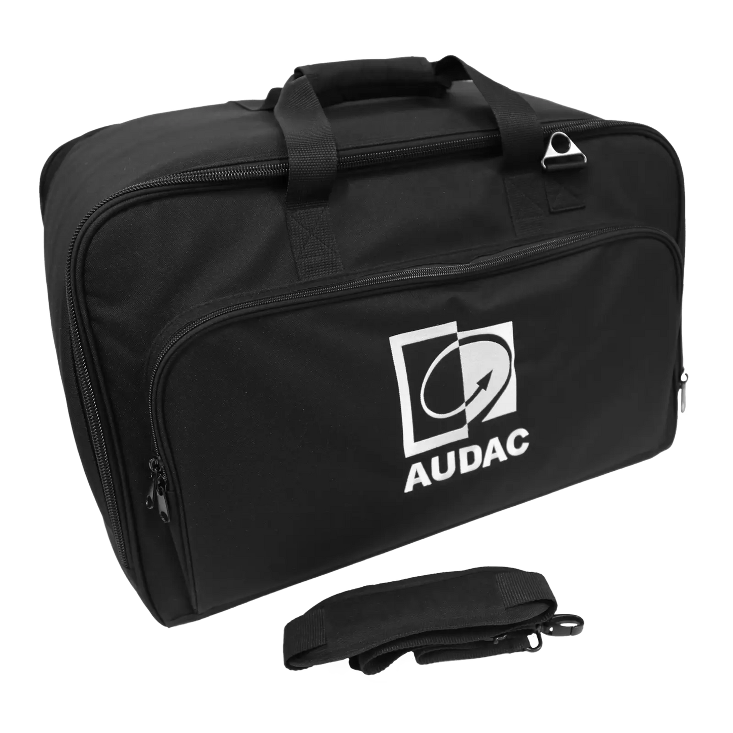 AUDAC Carry Bag designed for VEXO110(A) Loudspeaker, showcasing premium protection and transport features.