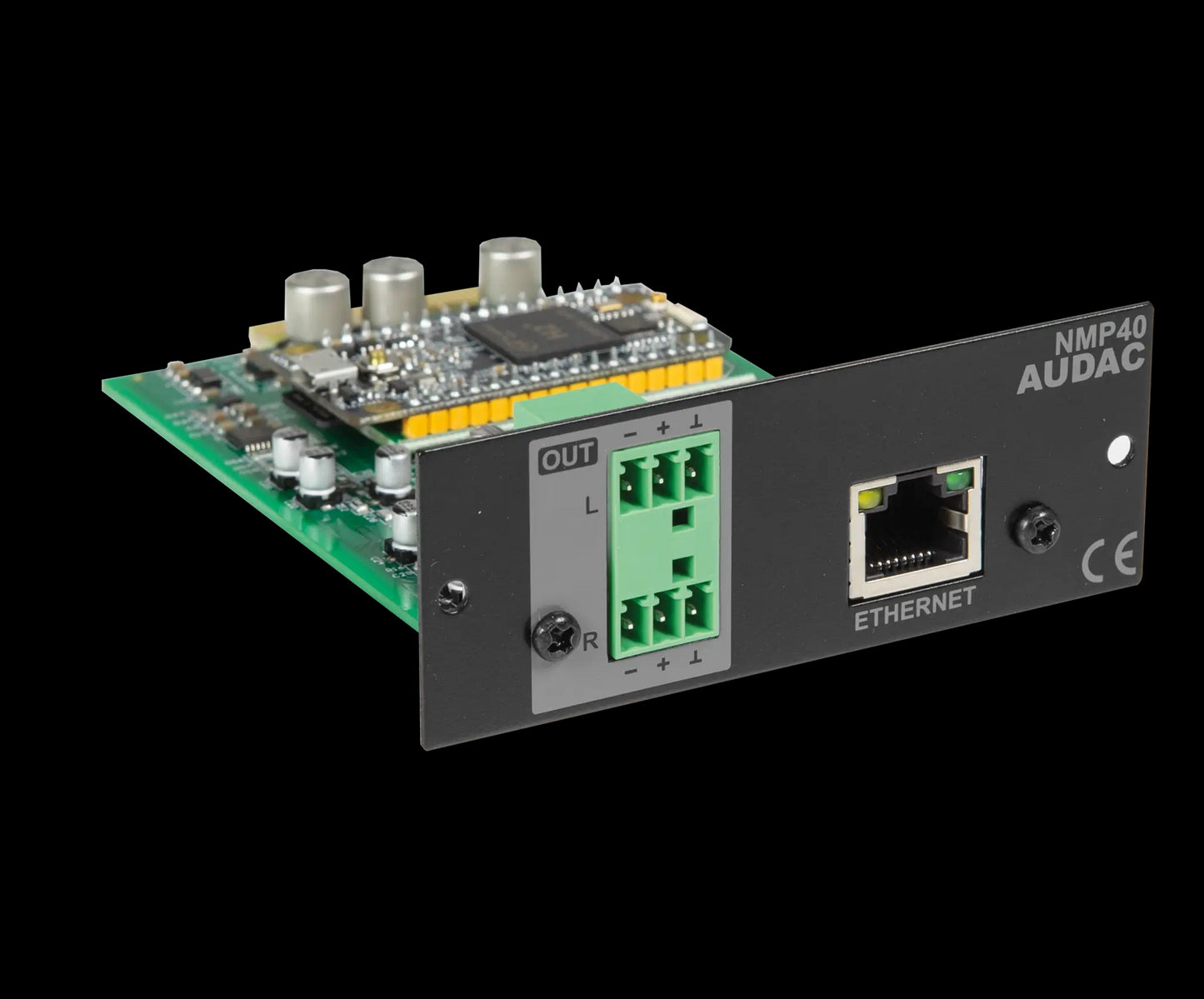 Audac Audio Streaming Sourcecon Module displayed in a high-quality image.