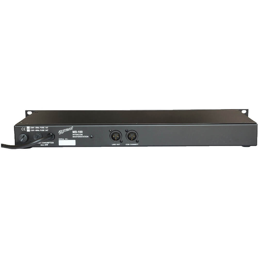 Axxent MS-100 Intercom Master Station displayed in a professional setting.