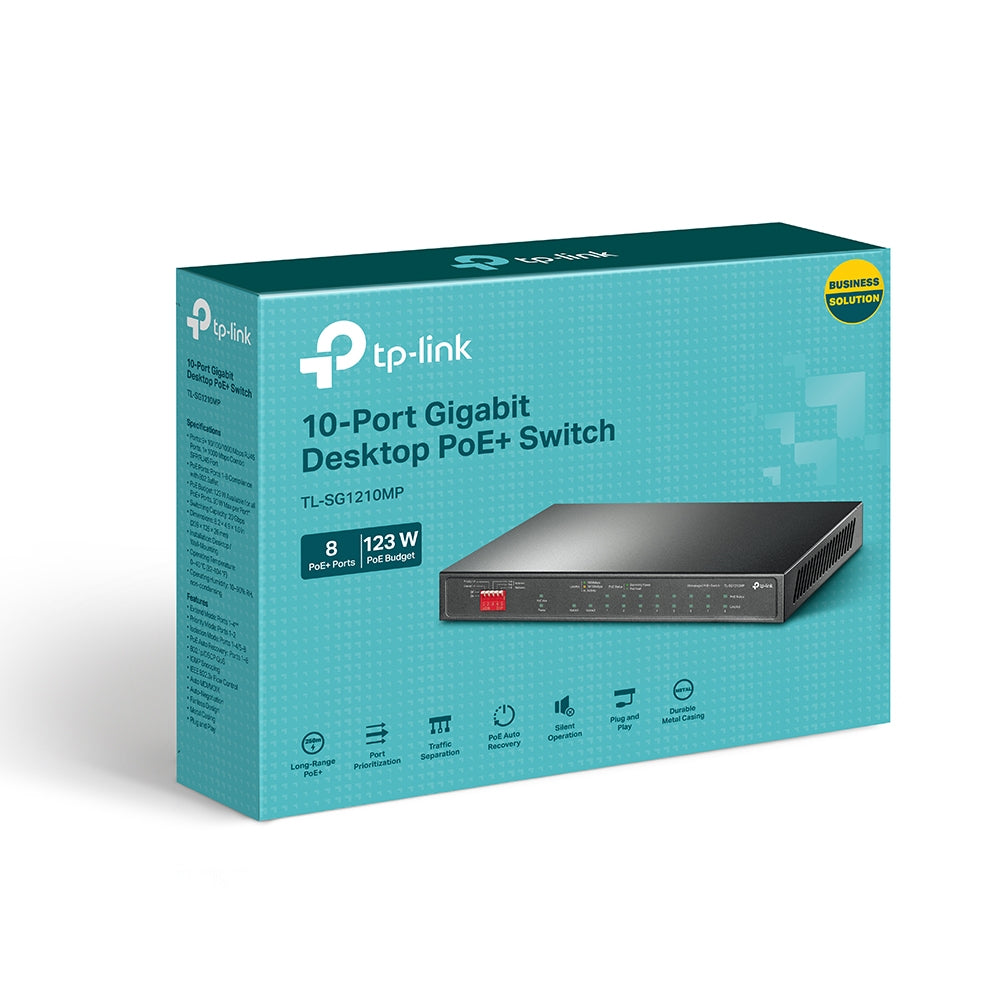 TP-Link 10-Port PoE+ Gigabit Desktop Switch