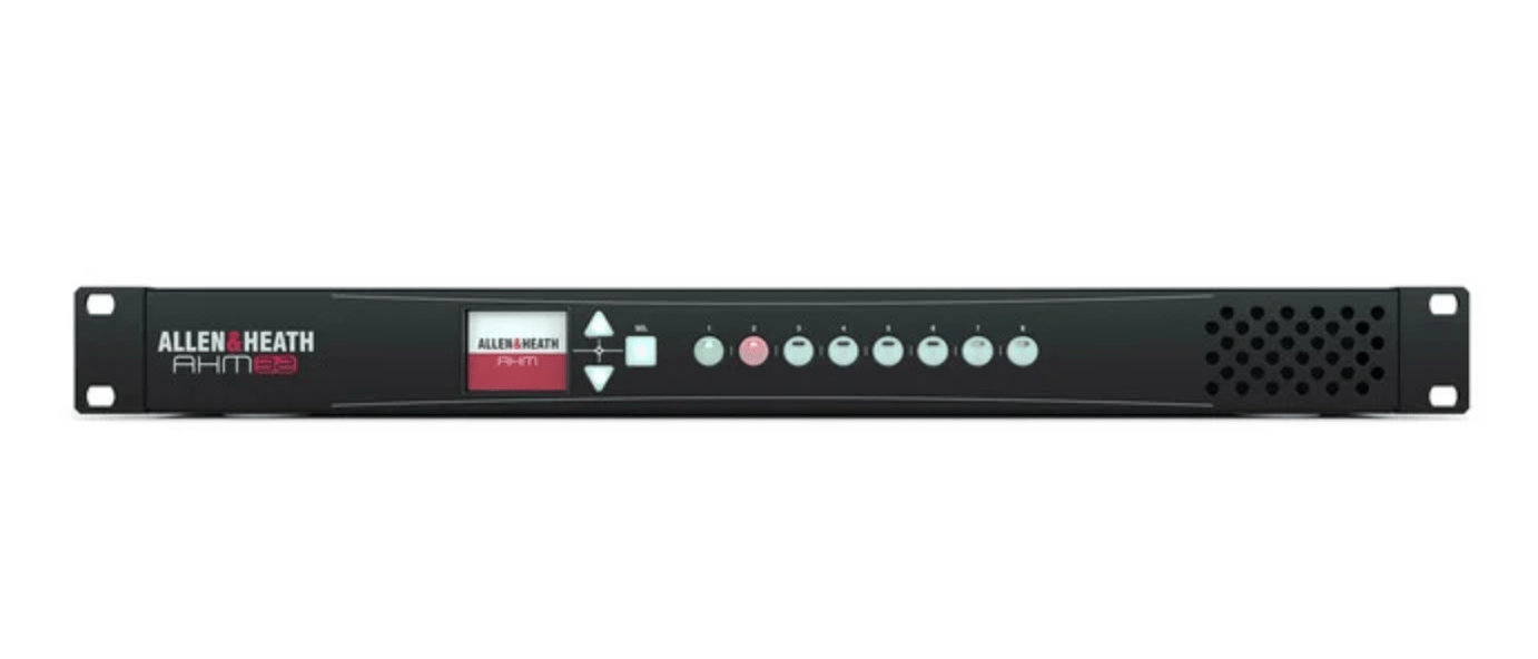 Allen & Heath AHM-32 - 32x32 Audio Matrix Processor with Audio Networking and Echo Cancellation from the front