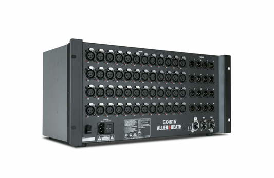Allen & Heath GX4816 - Audio Rack (96kHz, 48 XLR In, 16 XLR Out) for SQ, Avantis, and dLive