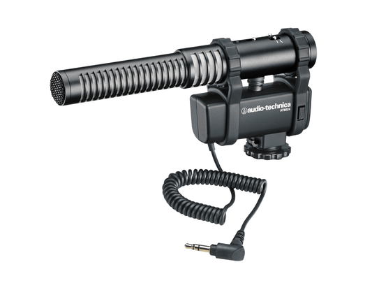 Audio-Technica AT8024 - Stereo/Mono Camera-Mount Condenser Microphone