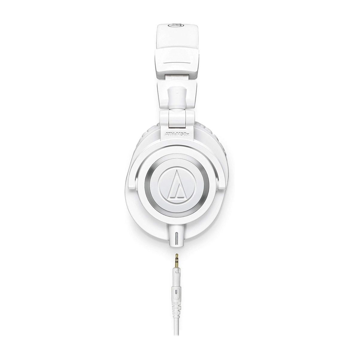 Side view of Audio-Technica ATH-M20xBT wireless headphones, showcasing their premium design and on-ear controls.