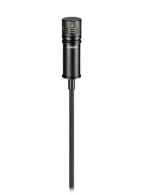 Audio-Technica ATM350U - Universal Mount Cardioid Condenser Instrument Microphone from the front