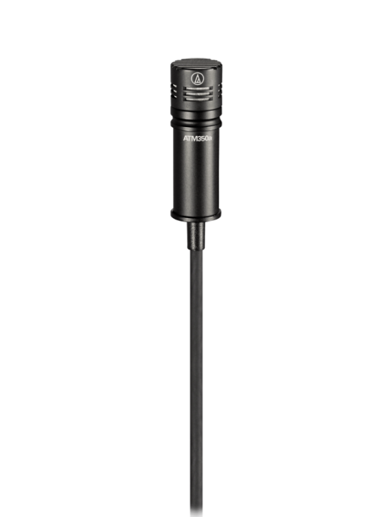Audio-Technica ATM350UL - Long Universal Mount Cardioid Condenser Instrument Microphone from the front