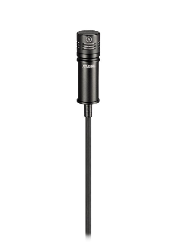 Audio-Technica ATM350W - Woodwind Mount Cardioid Condenser Microphone from the front