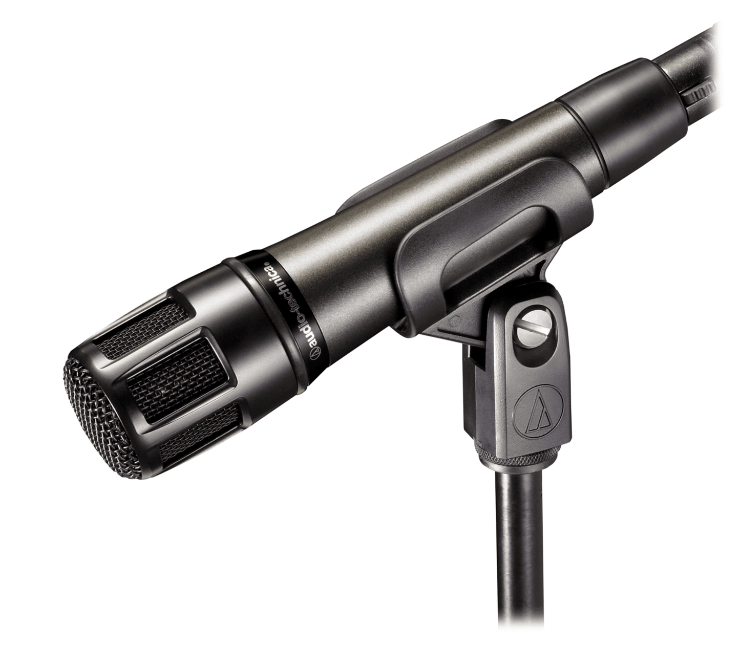Audio-Technica ATM650 - Hypercardioid Dynamic Instrument Microphone from the side
