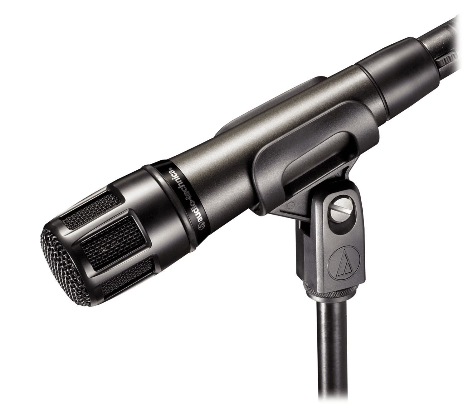 Audio-Technica ATM650 - Hypercardioid Dynamic Instrument Microphone from the side