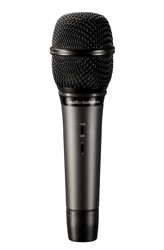 Audio-Technica ATM710 - High-Fidelity Cardioid Condenser Handheld Mic from the front